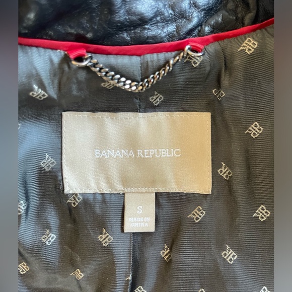 Genuine leather jacket from Banana Republic. Vintage jacket - Picture 5 of 10